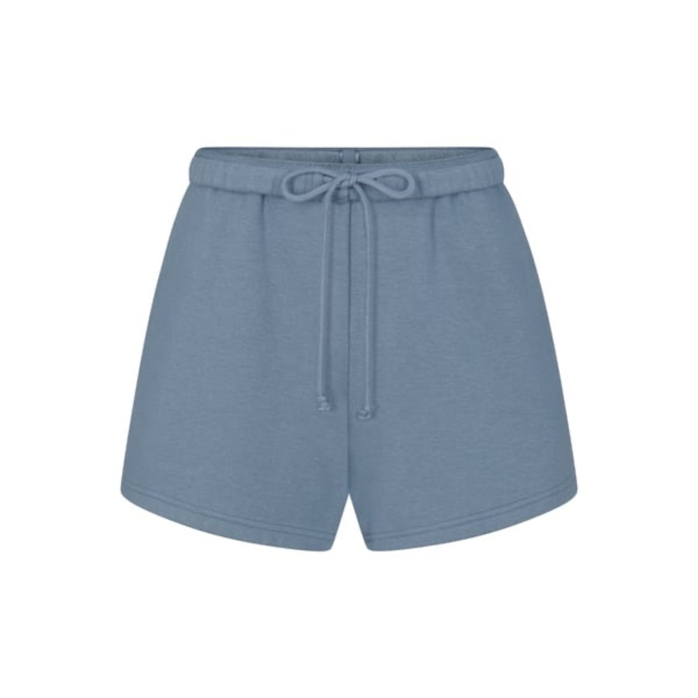 SKIMS Steel Blue Cotton fleece Shorts